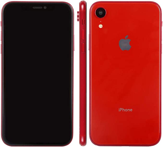 Apple iPhone XR, 64GB, RED- Unlocked (Renewed)