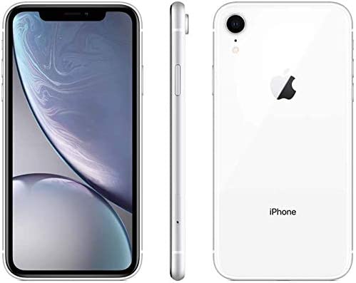 Apple iPhone XR, 64GB, White - Unlocked (Renewed)