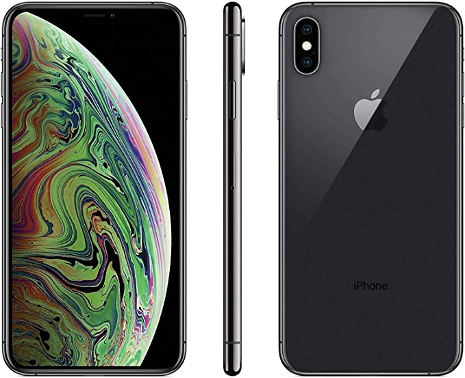 Apple iPhone XS Max, 64GB, Space Gray- Unlocked (Renewed)