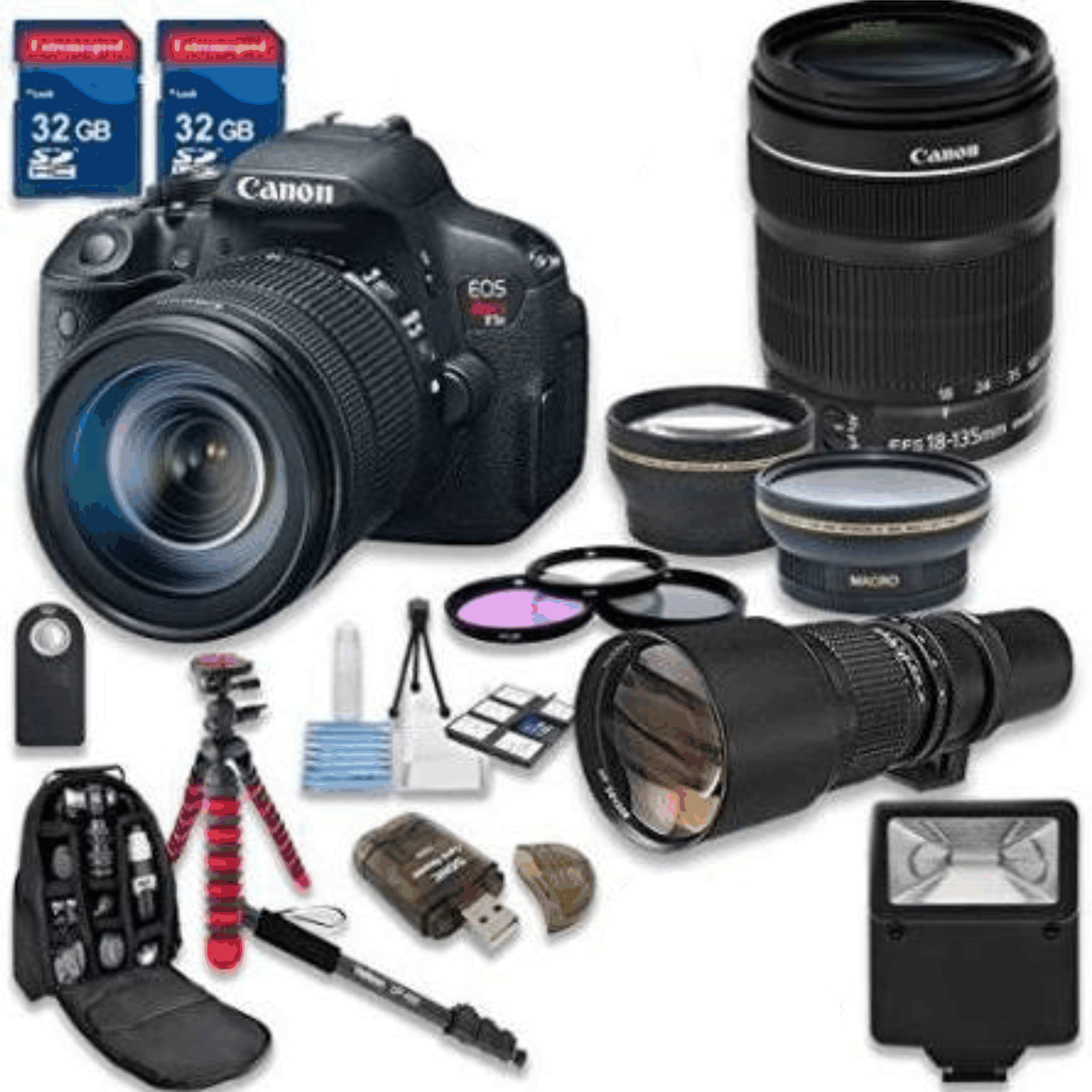  Canon EOS Rebel T5i 18.0 MP CMOS Digital Camera HD Video with Canon EF-S 18-135mm f/3.5-5.6 Is STM Lens kit 13