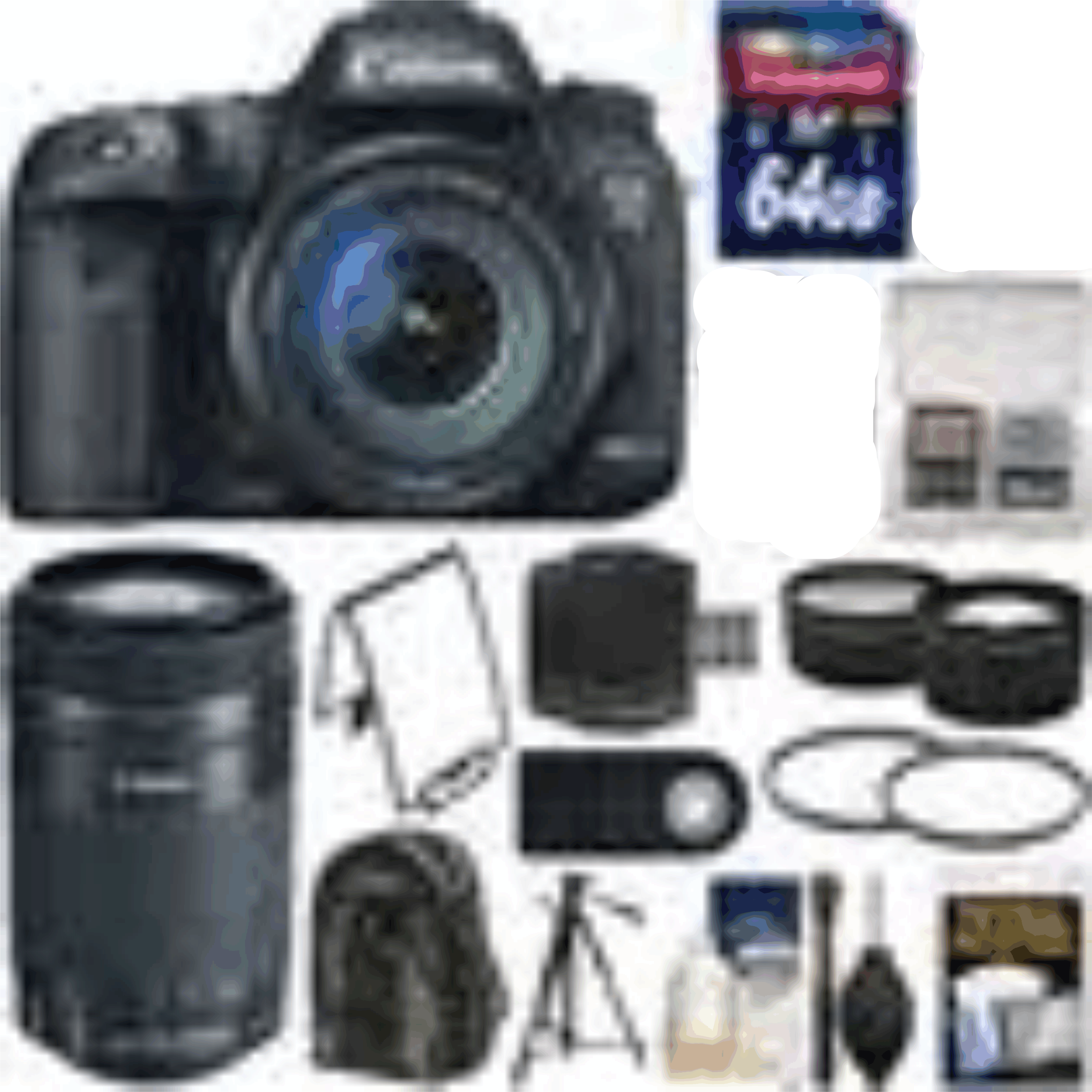 Canon EOS 7D Mark II GPS Digital SLR Camera & EF-S 18-135mm & 55-250mm IS STM Lens KIT 15