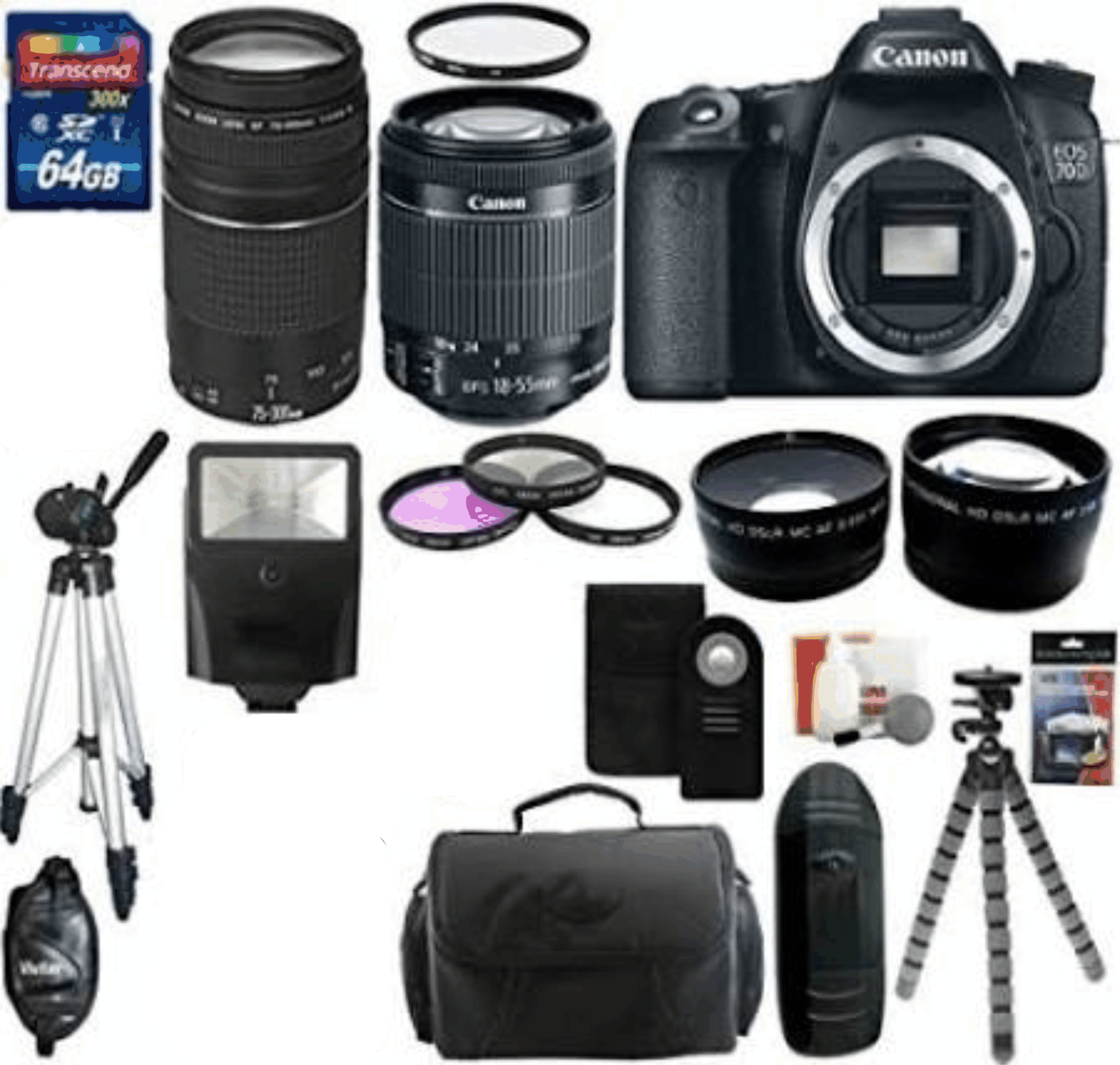 Canon EOS 70D 20.2 MP Digital SLR Camera with Dual Pixel CMOS AF Body kit 20