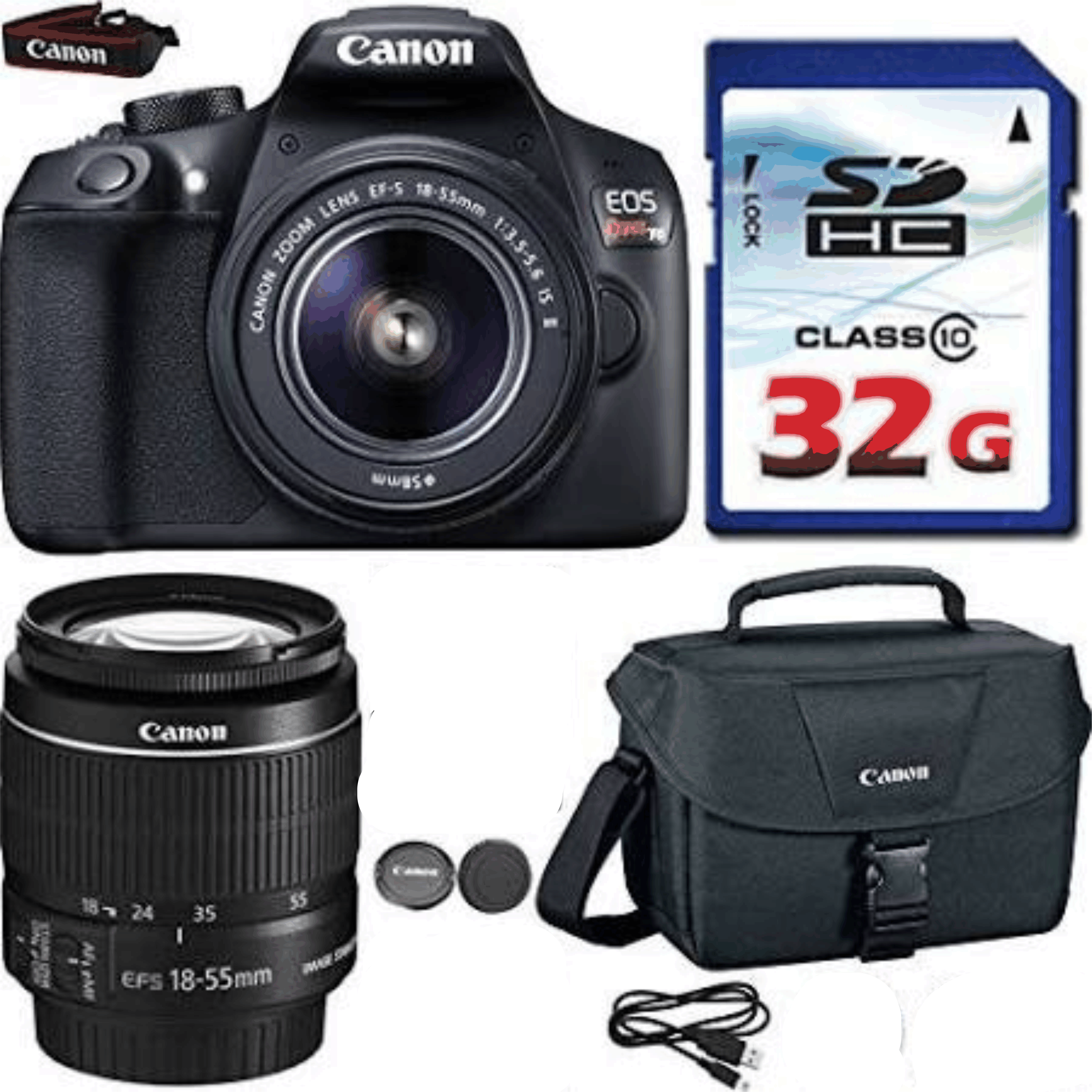 Canon EOS Rebel T6 DSLR 18MP WiFi Enabled + EF-S 18-55mm kit 21