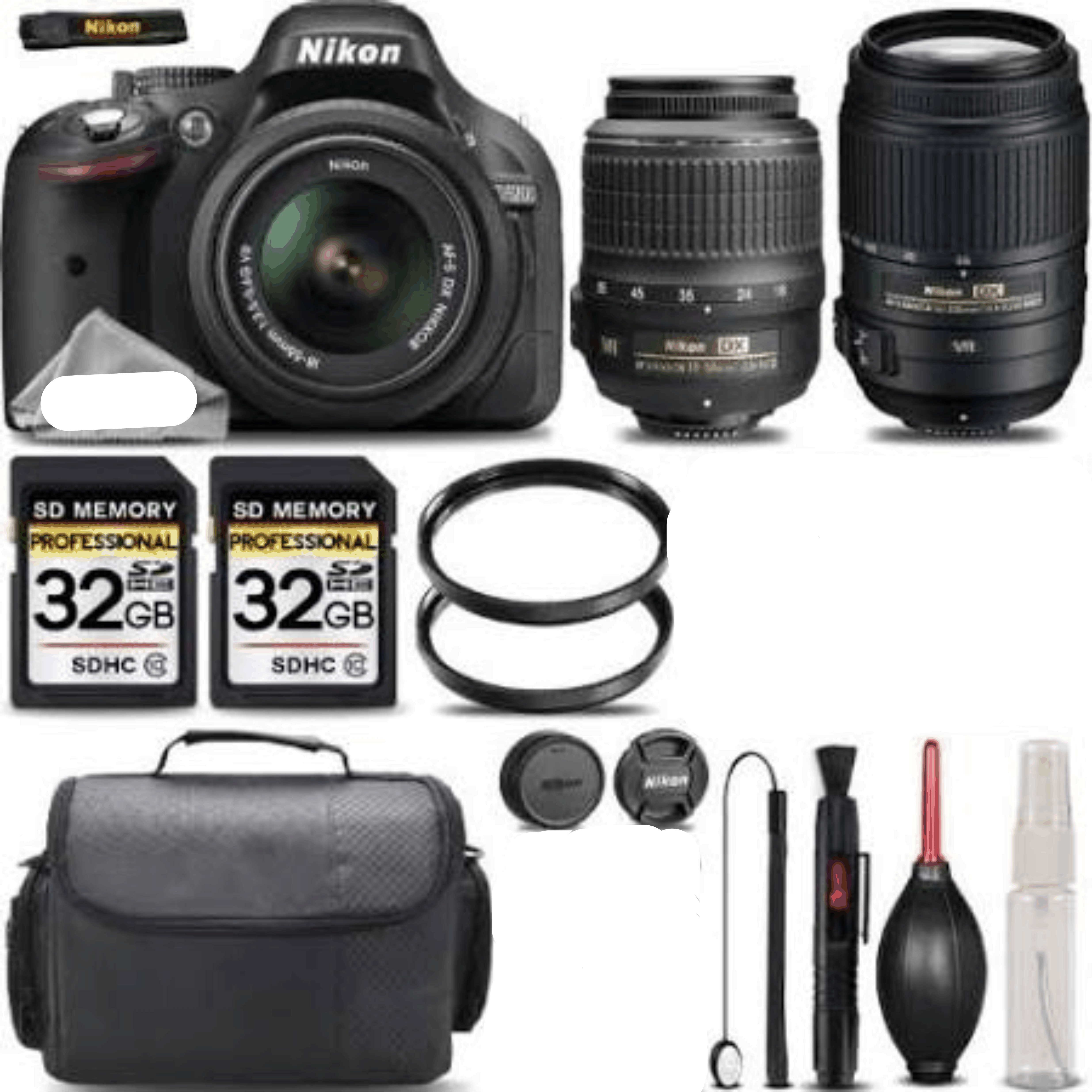 Nikon D5200 Digital SLR Camera with Nikon 18-55mm VR Lens and Nikon KIT 31