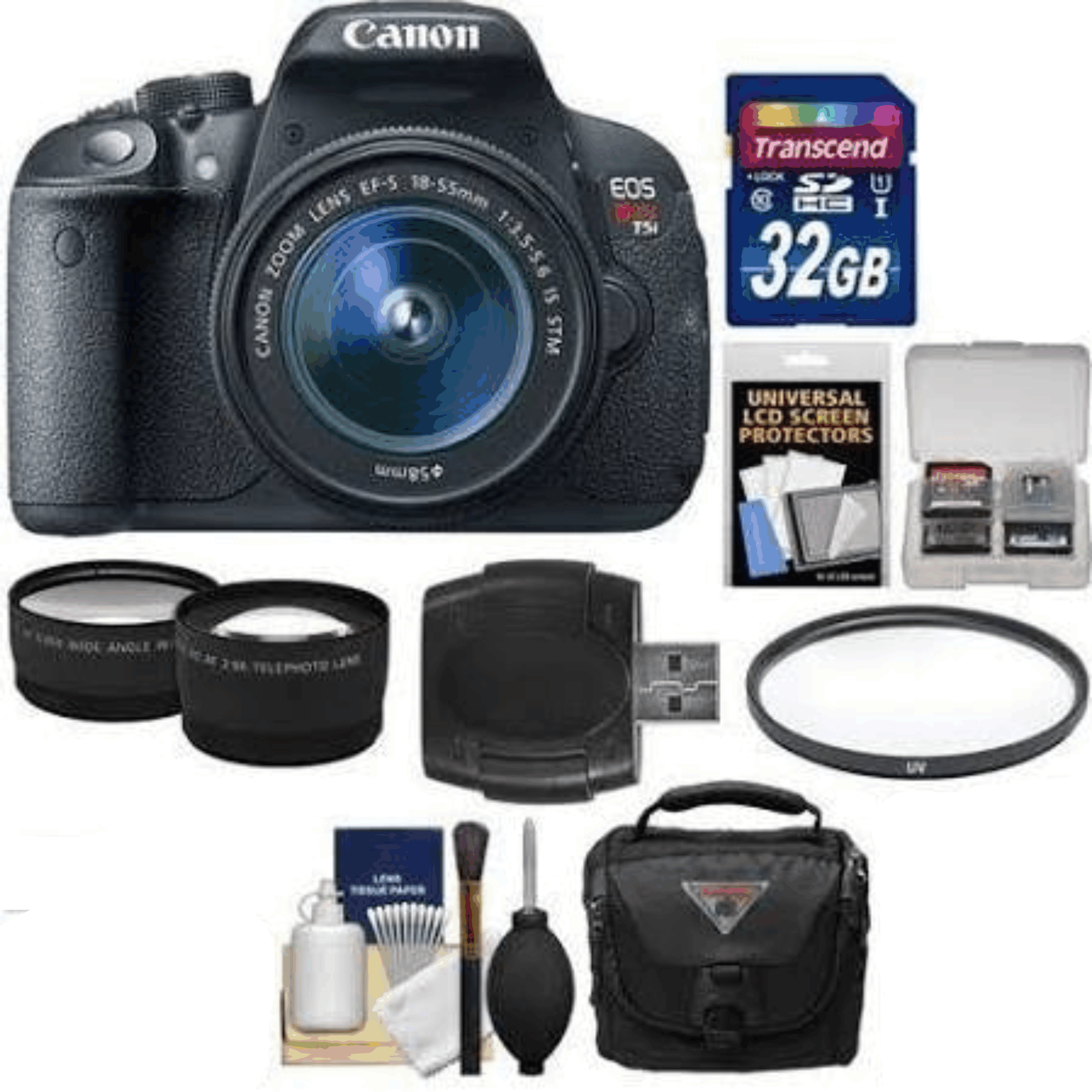 Canon Eos Rebel T5i Digital SLR Camera & EF-S 18-55mm Is STM Lens kit 34