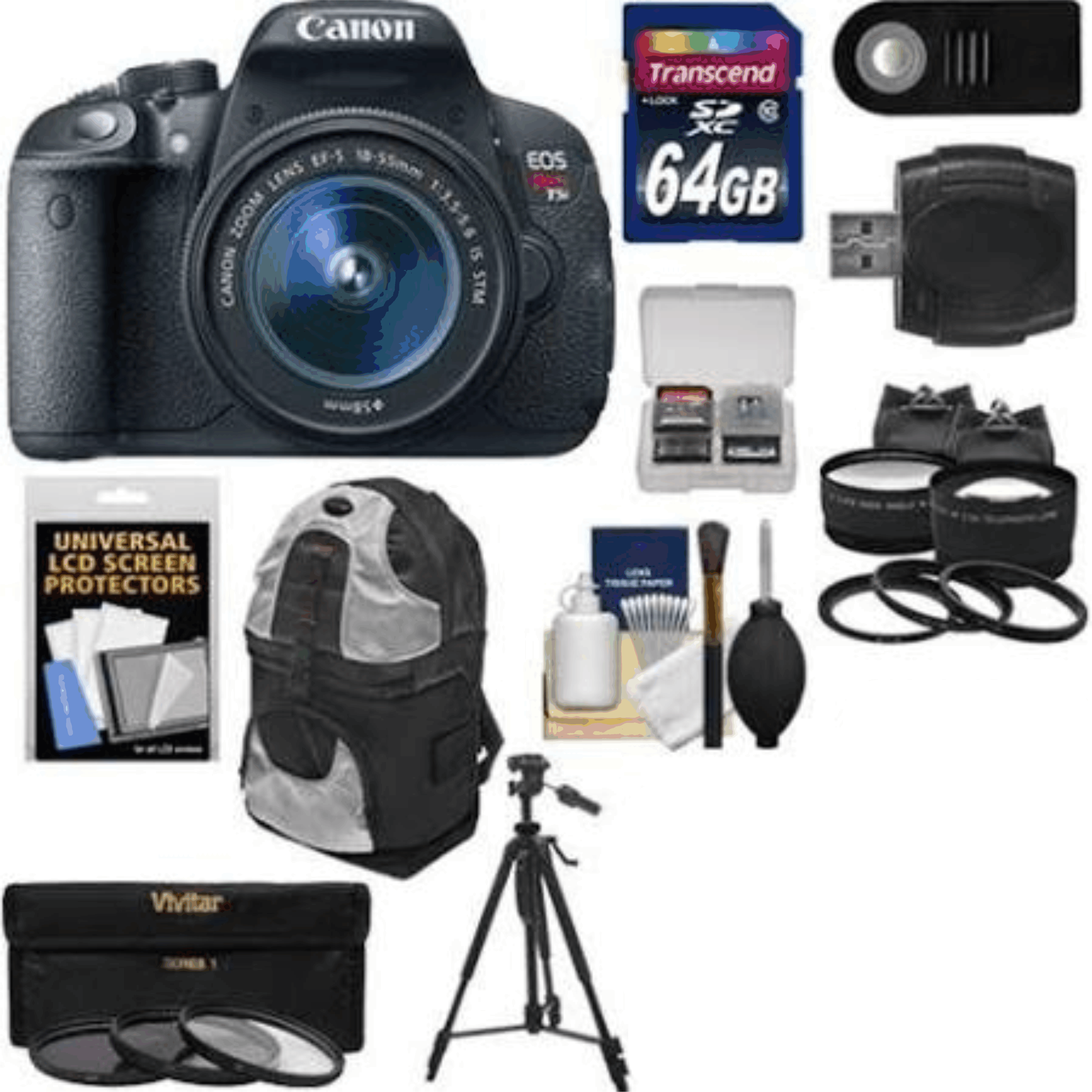 Canon EOS Rebel T5i Digital SLR Camera & EF-S 18-55mm IS STM Lens kit 34