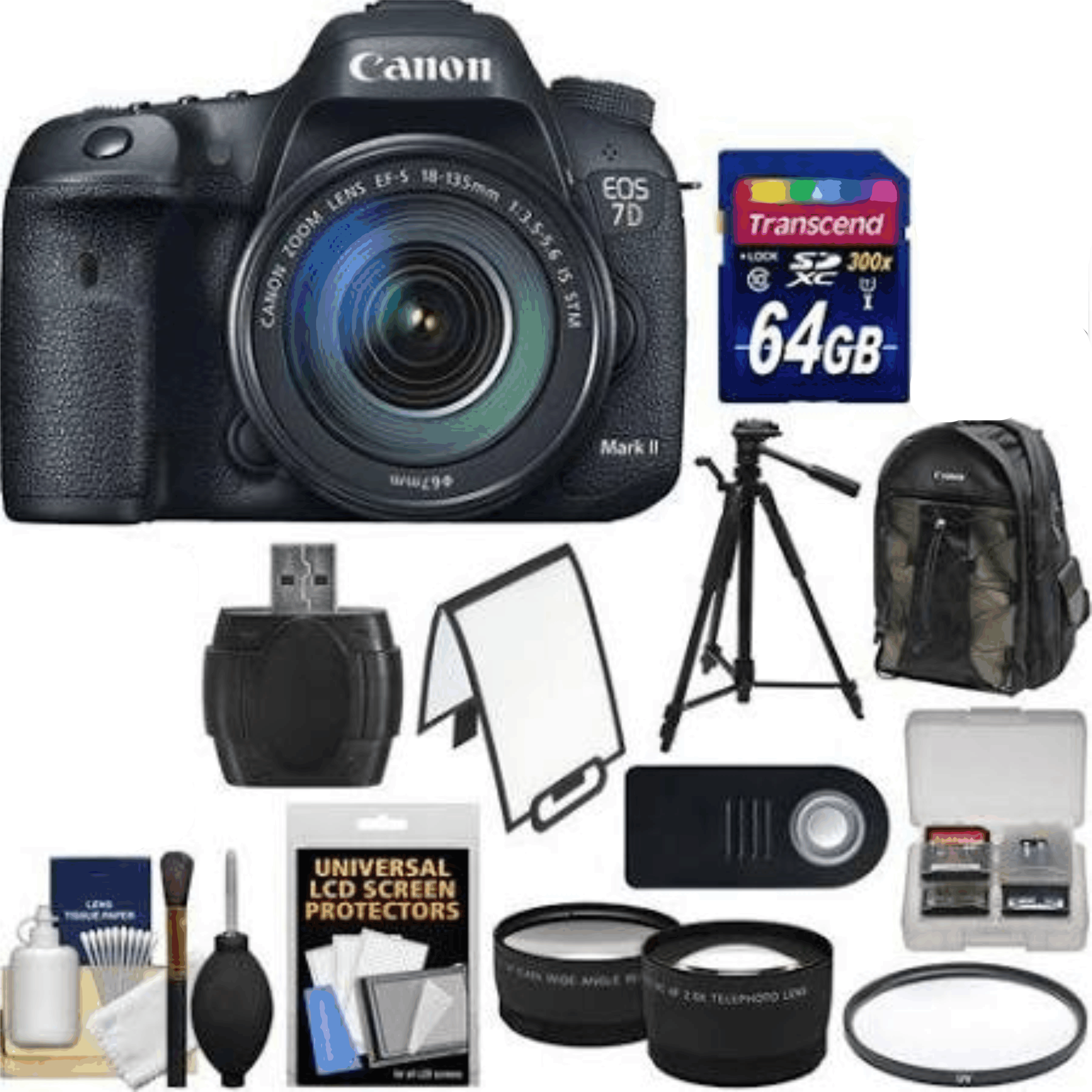 Canon EOS 7D Mark II GPS Digital SLR Camera & EF-S 18-135mm IS STM Lens kit 36