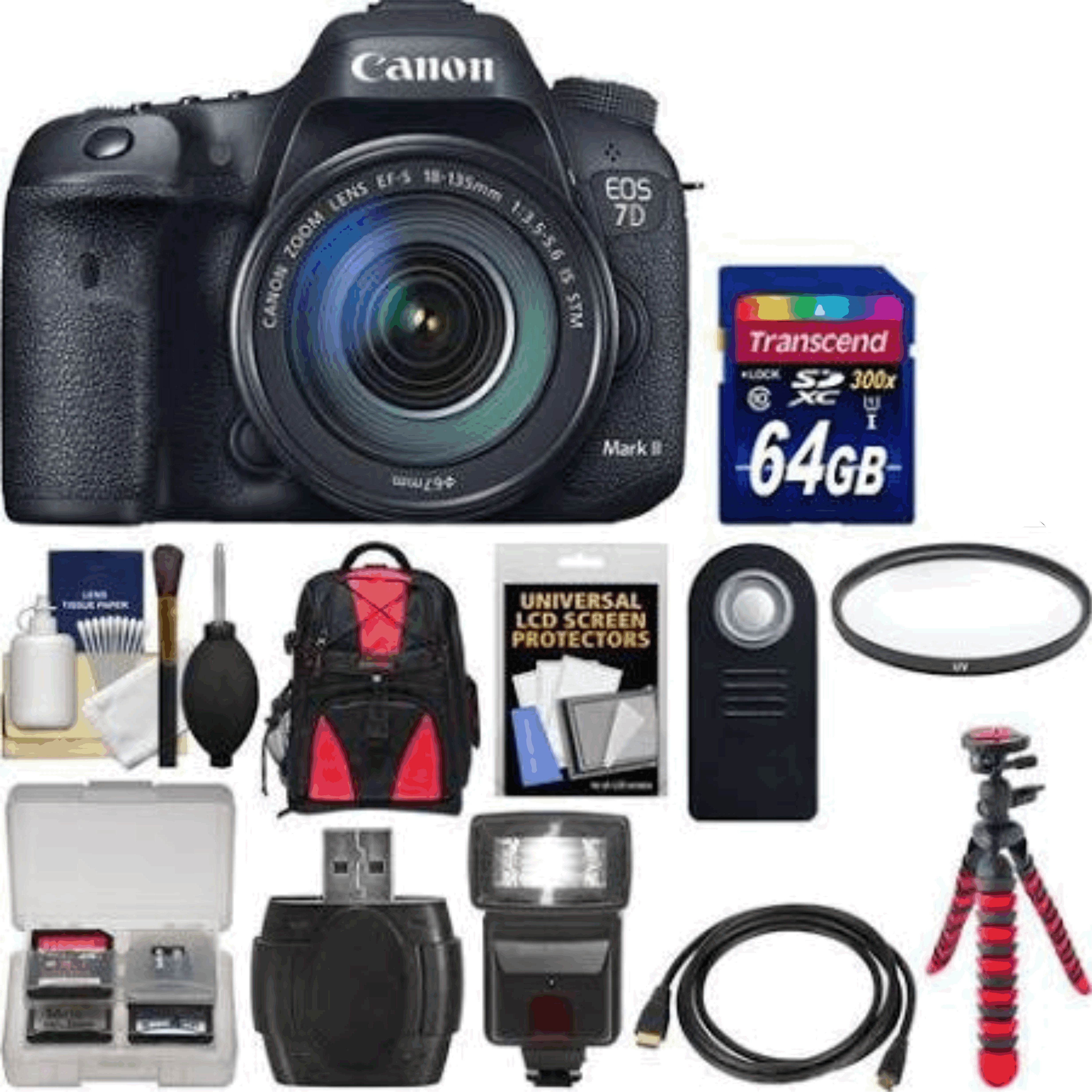 Canon EOS 7D Mark II GPS Digital SLR Camera & EF-S 18-135mm IS STM Lens kit 39