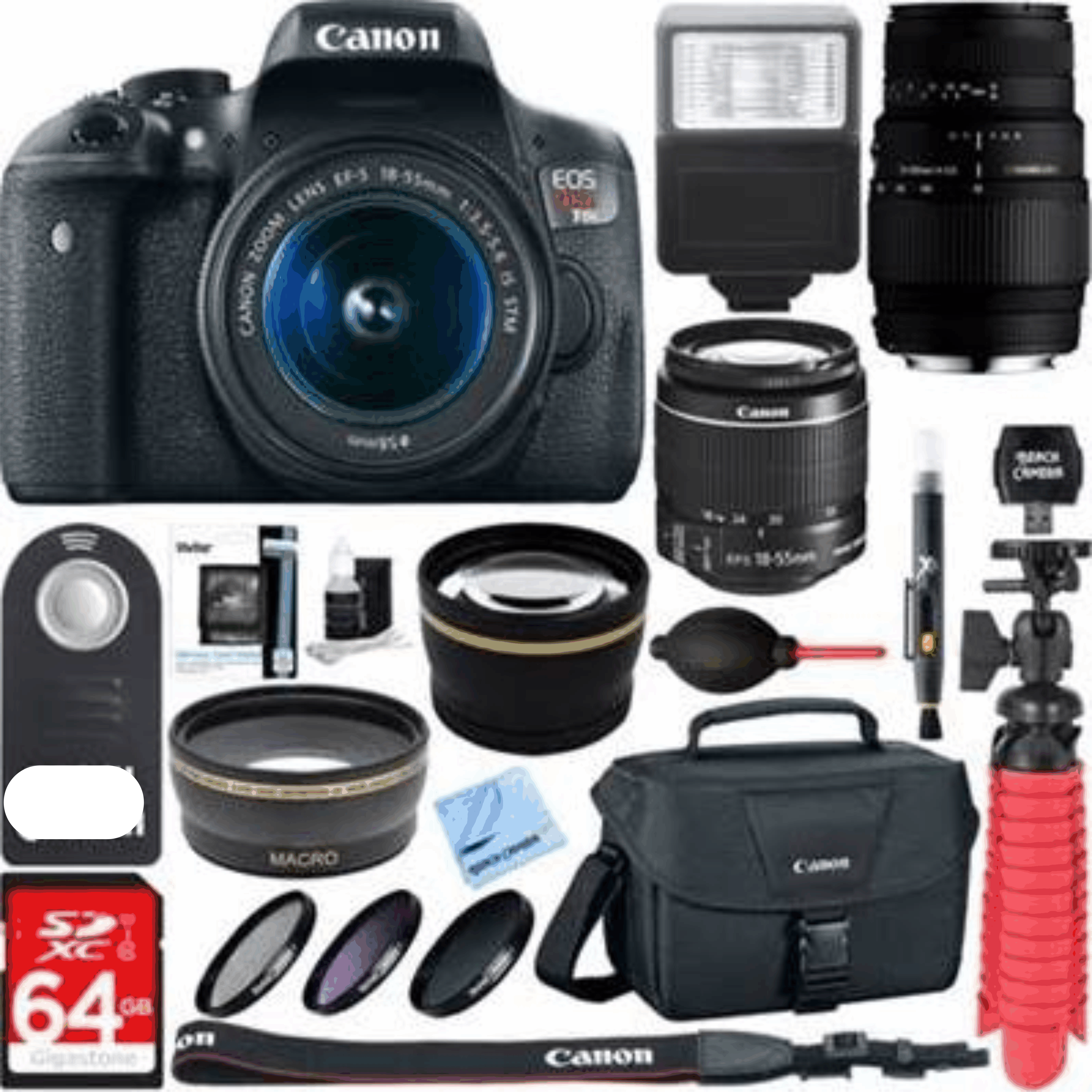 Canon EOS Rebel T6i/750D DSLR Camera kit 3