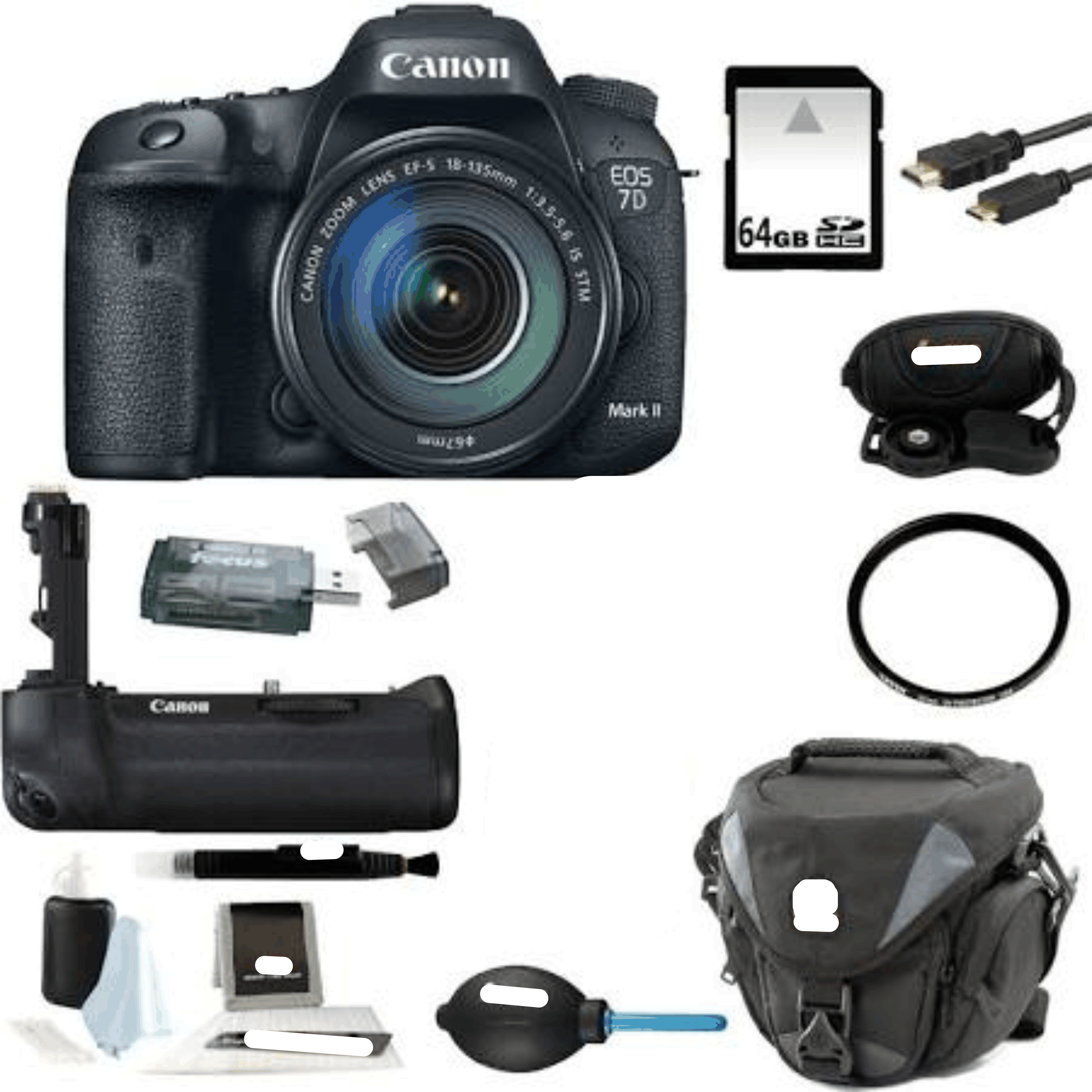 Canon EOS 7D Mark II Digital SLR Camera with 18-135mm IS STM Lens kit 4 