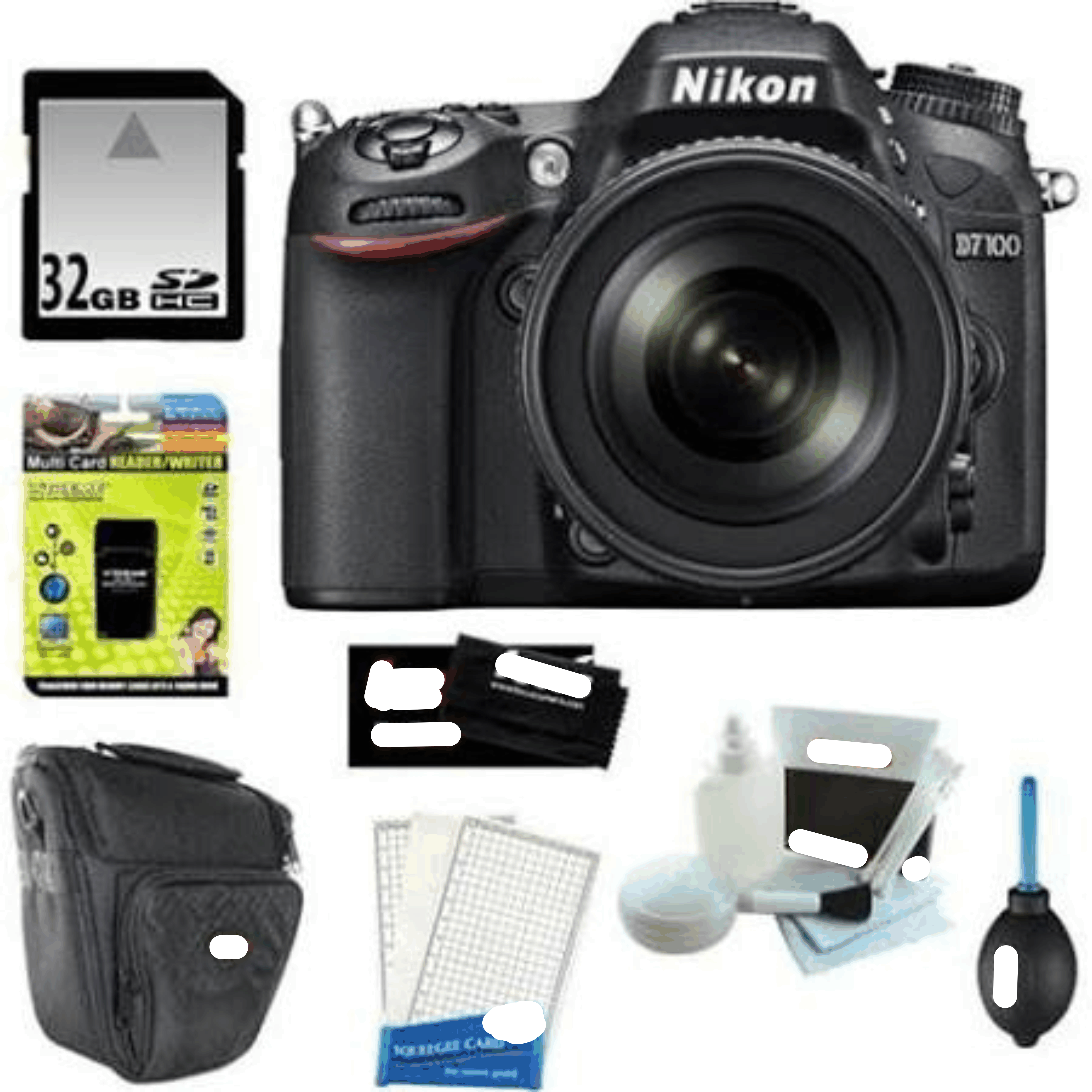 Nikon D7100 24.1 Digital SLR Camera Bundle - Body Only kit 3