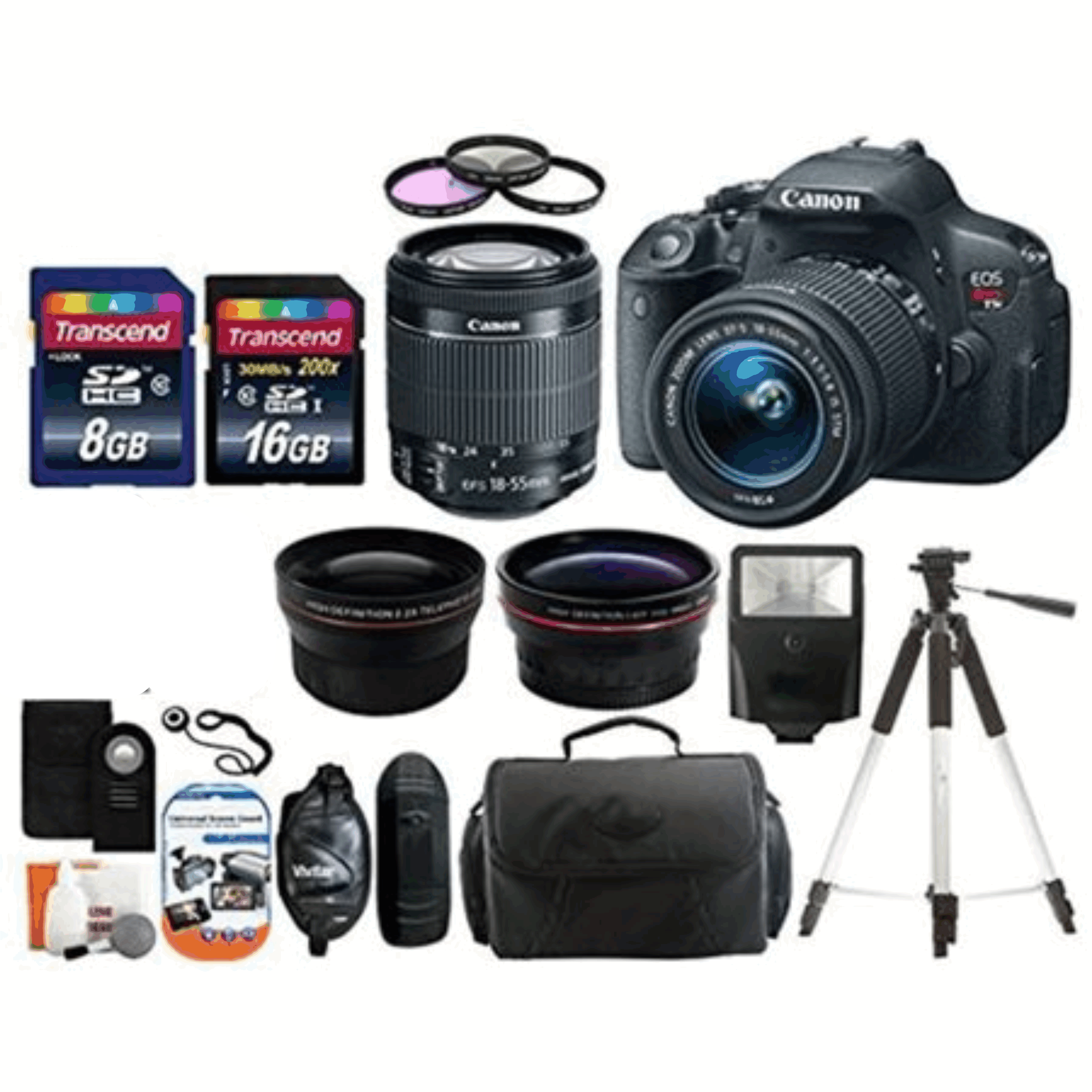 Canon EOS Rebel T5i 18.0 MP CMOS Digital Camera SLR Kit With Canon EF S 18 55mm IS STM Lens Wide kit 4