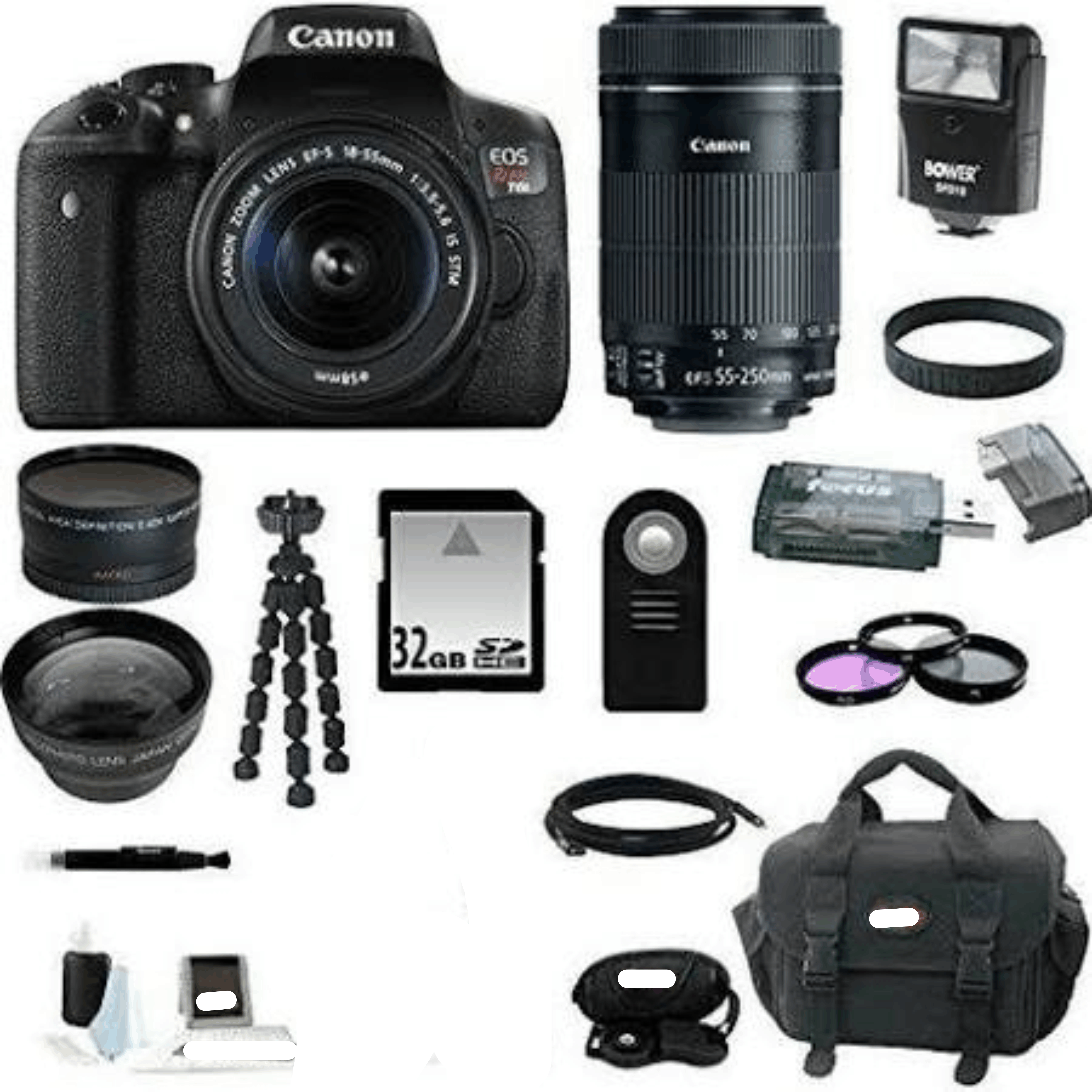 Canon EOS Rebel T6i/750D DSLR Camera kit 5