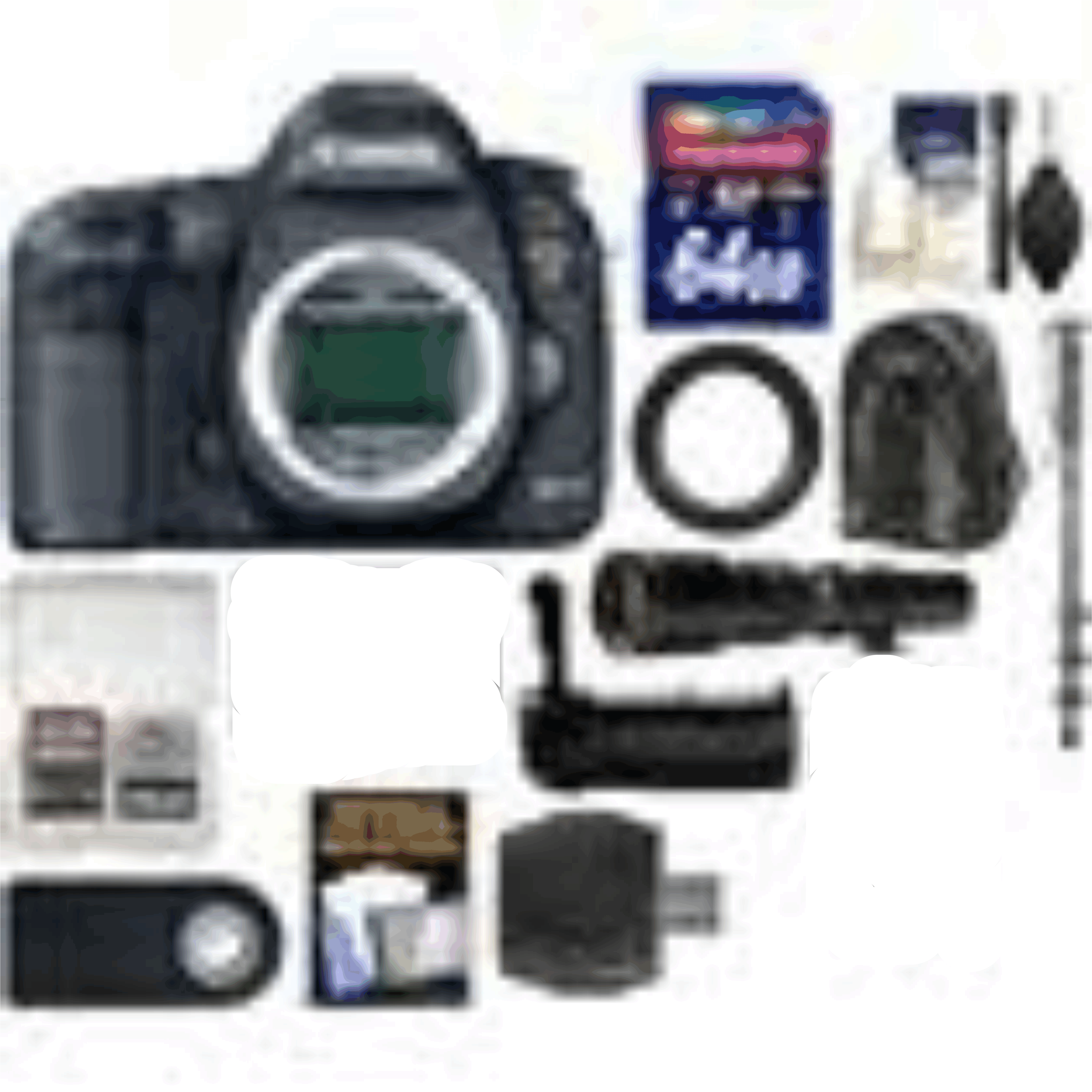 Canon EOS 5D Mark III Digital SLR Camera Body with 500mm Telephoto Lens + 64GB Card + Backpack  + Grip + Monopod Kit 6