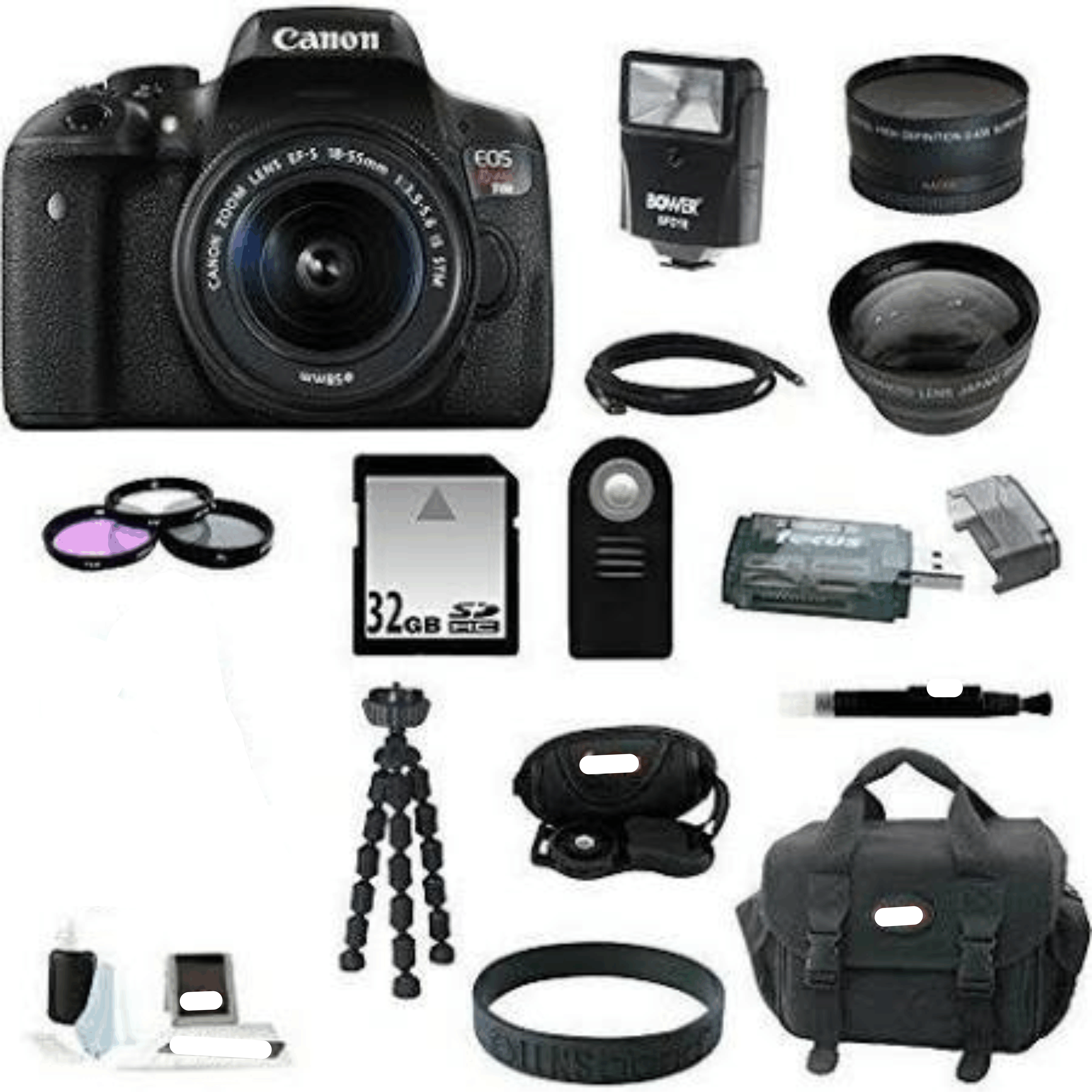 Canon EOS Rebel T6i DSLR Camera with EF-S 18-55mm f/3.5-5.6 Is STM Len kit 6