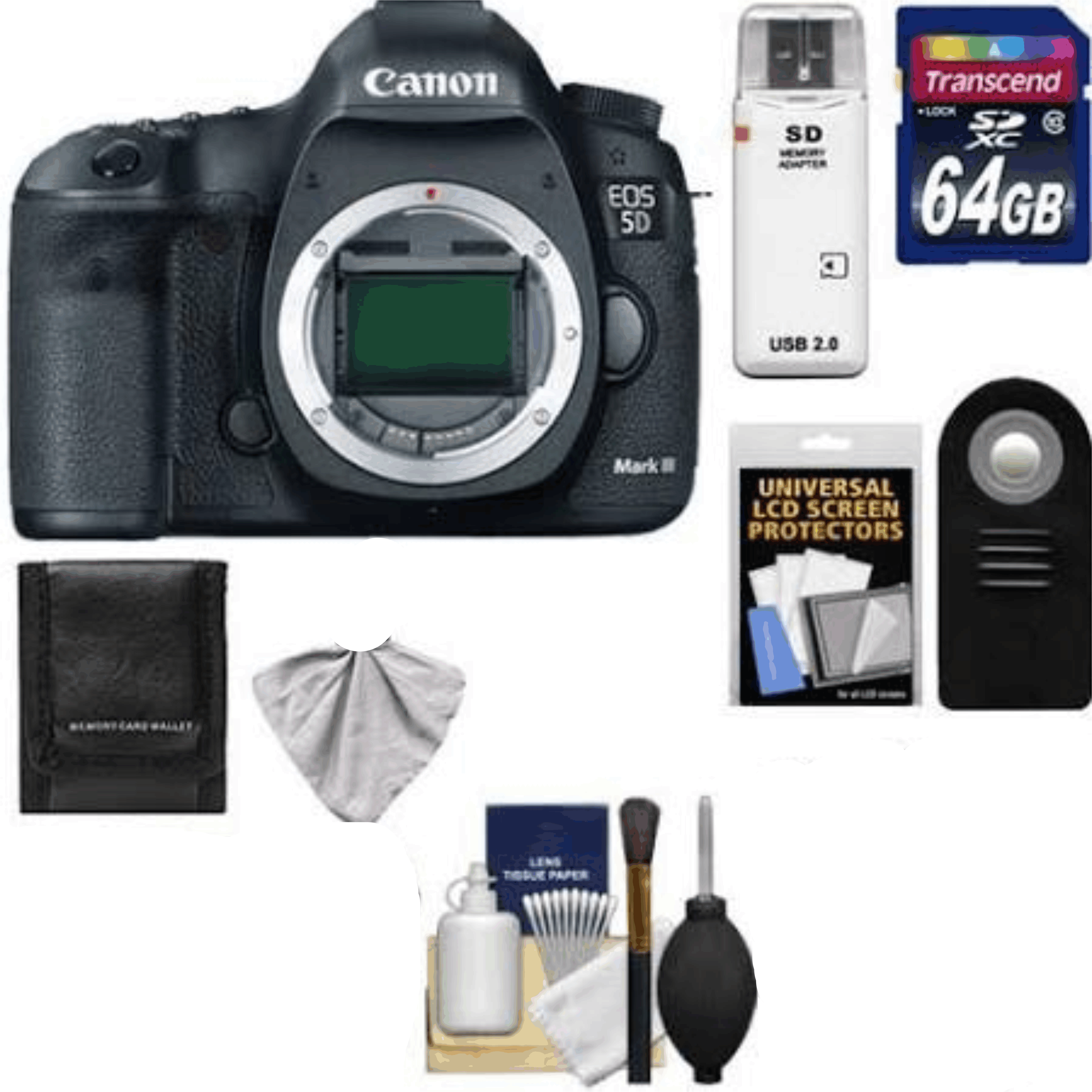 Canon EOS 5D Mark III Digital SLR Camera Body Bundle kit 7