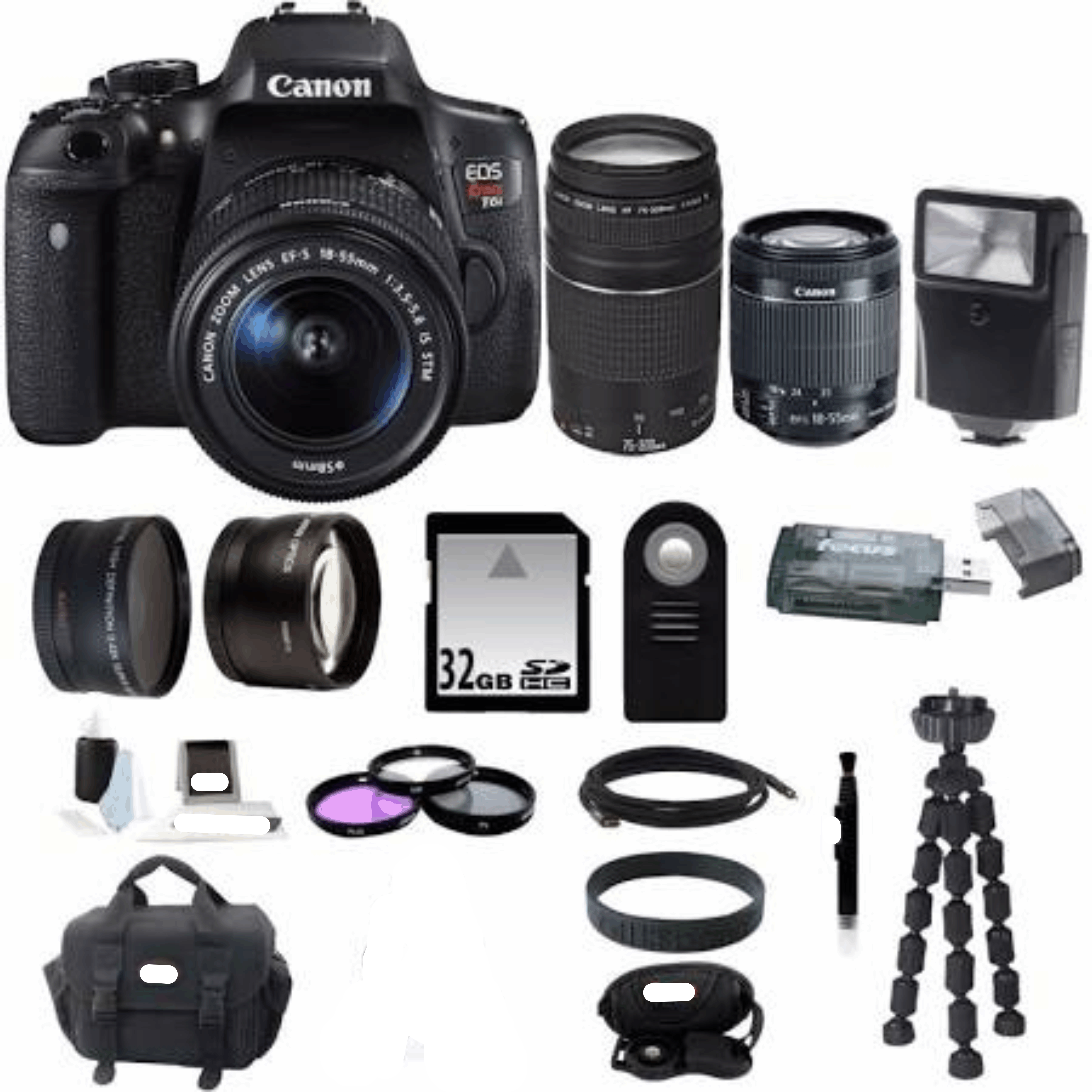 Canon T6i EOS Rebel T6i Digital SLR with EF-S 18-55mm IS STM Kit Lens kit 9