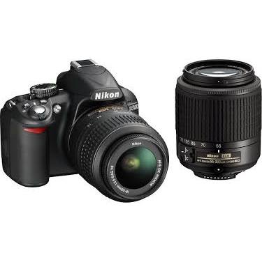 Nikon D3100 14.2 MP SLR - AF-S DX 18-55mm and 55-200mm Lenses