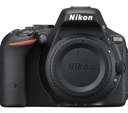 Nikon D5500 24.2 Digital SLR Camera - Black - AF-S DX 18-55mm VR II Lens