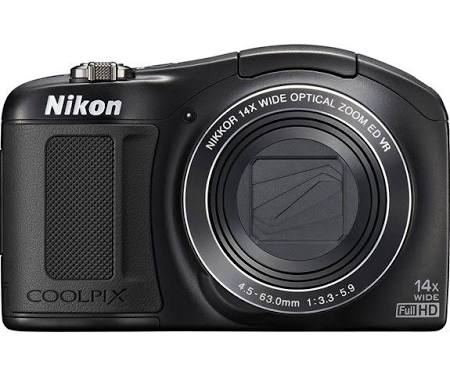 Nikon Coolpix L620 18.1 MP Compact Digital Camera - Black