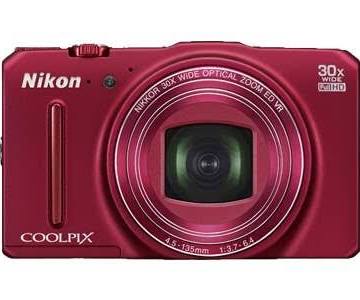 Nikon Coolpix S9700 16.0 MP Compact Digital Camera - Red