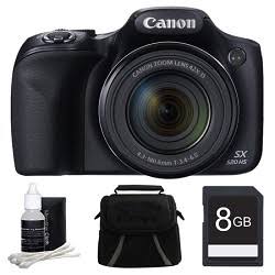  Canon SX520 HS 16MP 42x Opt Zoom 1080p Full HD Digital Camera Deluxe Bundle 