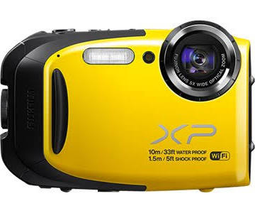 Fujifilm FinePix XP70 16.4 MP Compact Digital Camera - Yellow