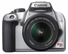 Canon EOS Rebel XS (a.k.a. 1000D) 10MP SLR Digital Camera with Canon EF-S 18-55mm IS Lens (Silver) 