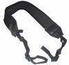 Deluxe Neoprene Black Wide Strap